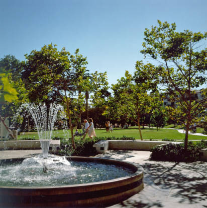 Fountain in Memorial Park
