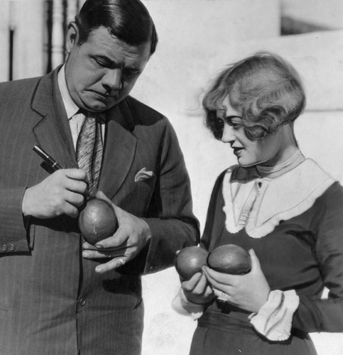 Babe Ruth and Marion Davies