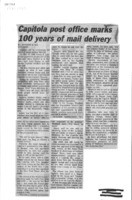Capitola post office marks 100 years of mail delivery