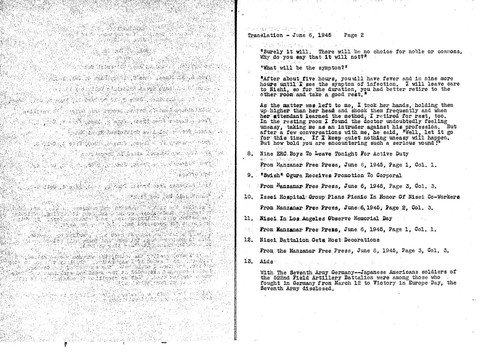 Manzanar free press, June 6, 1945