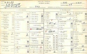 WPA household census for 703 N. FICKETT ST, Los Angeles