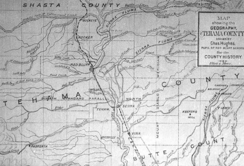 Map of Tehama County