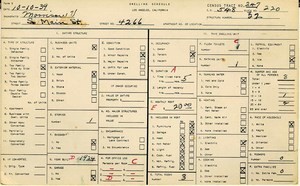 WPA household census for 4266 S MAIN, Los Angeles