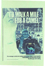 I'd walk a mile for a Camel