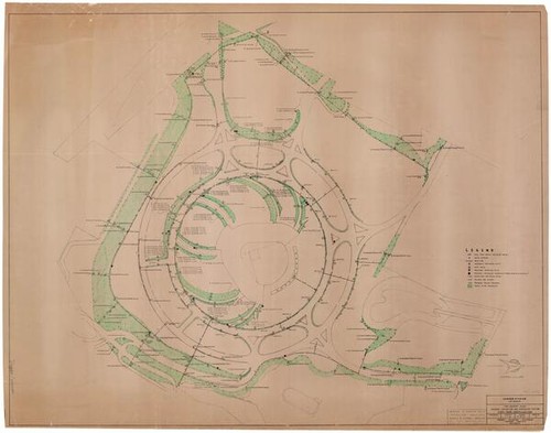 Dodger Stadium, preliminary plan: grounds irrigation and sprinkler system, 12-28-61
