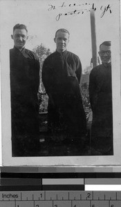 Three Priests, Yeung Kong, China, ca. 1930