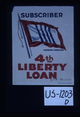 Subscriber: 4th Liberty Loan