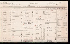 WPA household census for 1118 S FRESNO, Los Angeles