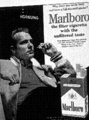 Marlboro the filter cigarette with the unfiltered taste