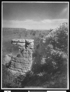 View of the Grand Canyon looking east from Grand View Point, Arizona, 1900-1930