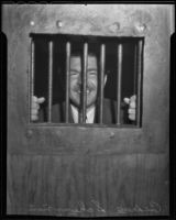 Andrew Schwarzman is apprehended for disturbing the peace, Los Angeles, 1936