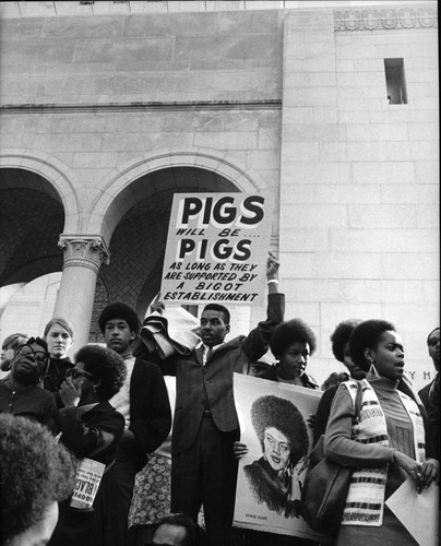 Black Panther rally, Los Angeles, 1969