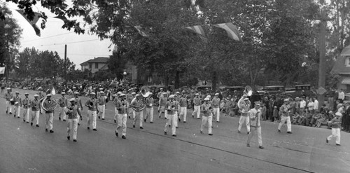 1929 Marching band, San Jose State Teachers College