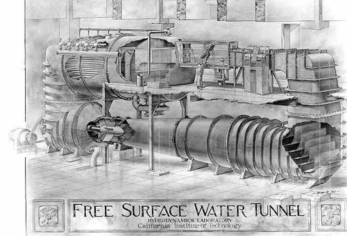 Free surface water tunnel (Hydrodynamics Lab)