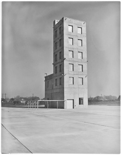 Drill School and tower under construction