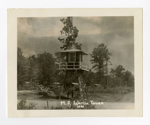 M.P. watch tower 1943