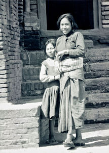 Local children in Nepal, 1986