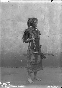 Female sorcerer, Makulane, Mozambique, ca. 1896-1911