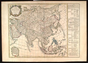 Asie, divisée en ses principaux etats, empires & royaumes