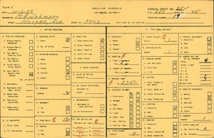 WPA household census for 3427 HOOPER AVENUE, Los Angeles County