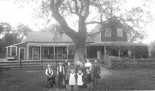 Branns family, Lott Ranch, Durham, California