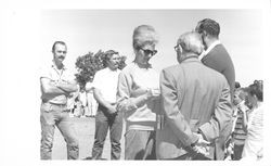 Petaluma Mayor Helen Putnam at the Old Adobe Days Fiesta, Petaluma, California, August 1967