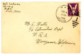 Letter from Satoru Sakuma to Harry Bentley Wells, March 3, 1942