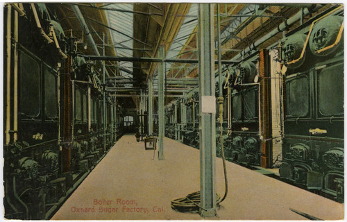Boiler Room, Oxnard Sugar Factory