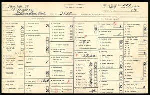 WPA household census for 3510 GLENDON AVE, Los Angeles County