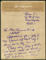 William O. Hightower letter to Schumann-Heink, 1922 October 08