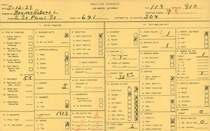 WPA household census for 641 S ST PAUL ST, Los Angeles