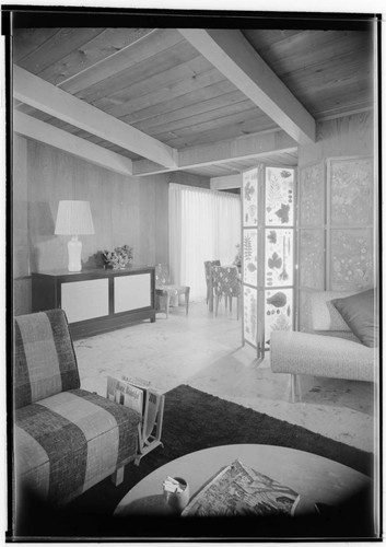Anshen model house. Living room