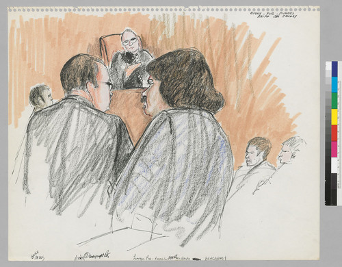 11/22/71 Lawyer for Hugo Pinell - Attorney Ralph Bencangey; Bruce Bales [District Attorney]