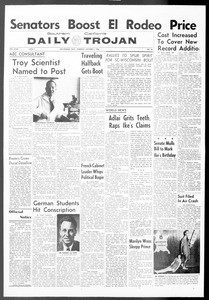 Daily Trojan, Vol. 48, No. 10, October 04, 1956