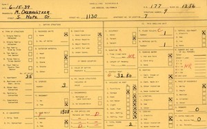 WPA household census for 1130 S HOPE, Los Angeles
