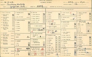 WPA household census for 3349 JEFFRIES AVE, Los Angeles