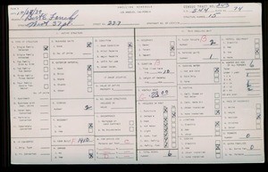 WPA household census for 227 W 37TH PLACE, Los Angeles