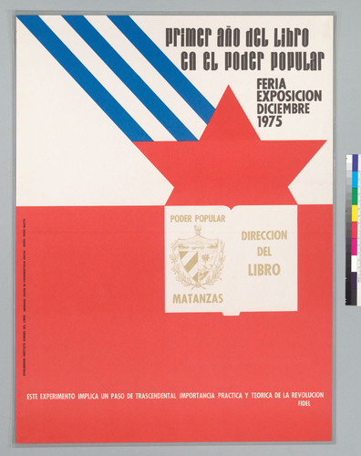 Primer año de libro en el Poder Popular, feria exposición diciembre 1975