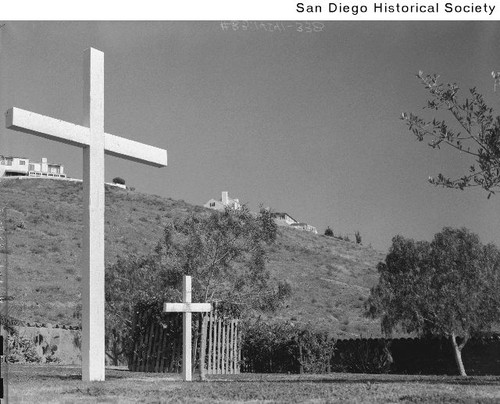 Crosses at the Old Spanish Cemetery in Old Town