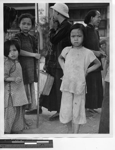 Children at Beijie, China, 1947
