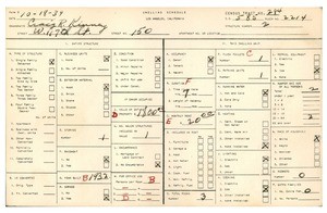 WPA household census for 150 WEST 117TH STREET, Los Angeles County