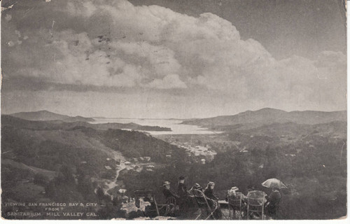 View of Mill Valley and Richardson Bay, circa 1910 [postcard]