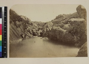 View of inland landscape, Madagascar, ca. 1865-1885