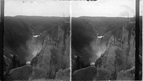 Point Lookout and Great Falls, Grand Canyon of the Yellowstone, Yellowstone National Park, Wyo