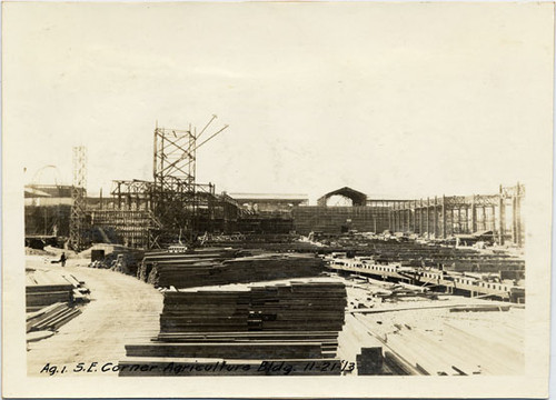 [Construction of the Palace of Agriculture, Panama-Pacific International Exposition]