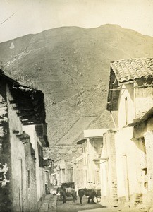 Street in Lamas, Peru, ca. 1947