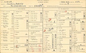 WPA household census for 1535 1/2 BROCKTON AVE, Los Angeles