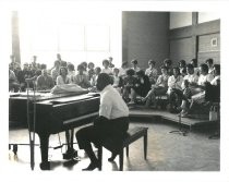 Music class at San Jose High School