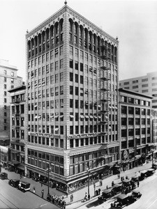 The Sun Building is located on the corner of Seventh Street and Hill Street, and is home to The Frank Meline Company
