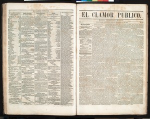 El Clamor Publico, vol. I, no. 25, Diciembre 15 de 1855